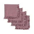 thumbnail image 1 of Lintex Linens Homespun Check Wine 100% Cotton Napkin (Set of 4), 1 of 2