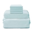 thumbnail image 1 of Lintex Linens Hotel Collection 1800 6-Piece Bed Sheet Set Grey Queen, 1 of 5