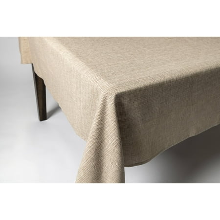 Lintex Linens Tweed 100 Cotton Tablecloth Red 52"x70" Rectangle
