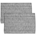 thumbnail image 1 of Lintex Trends Collection Two Tone Woven Placemat 100% Cotton 10" x 19" 2 Pack, 1 of 2
