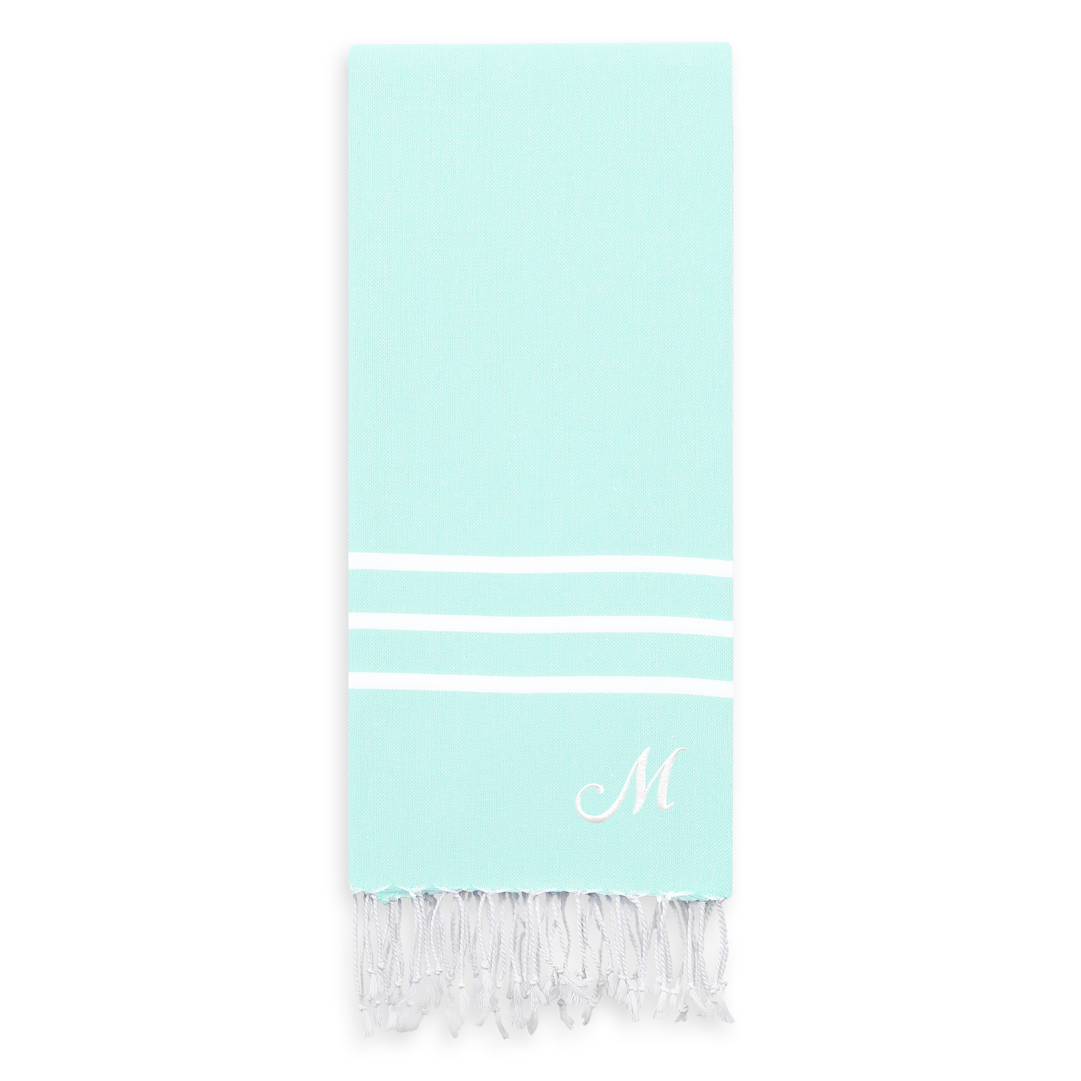 Monogrammed Moroccan Clipboard - 9" X 12.5" Personalized Hardboard With Dry Erase Back | Aqua Color