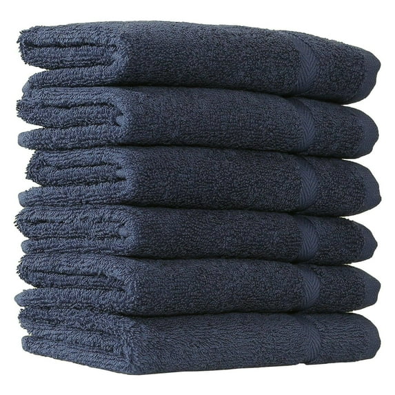 Linum Home Denzi Turkish Cotton Face Towels - set of 6