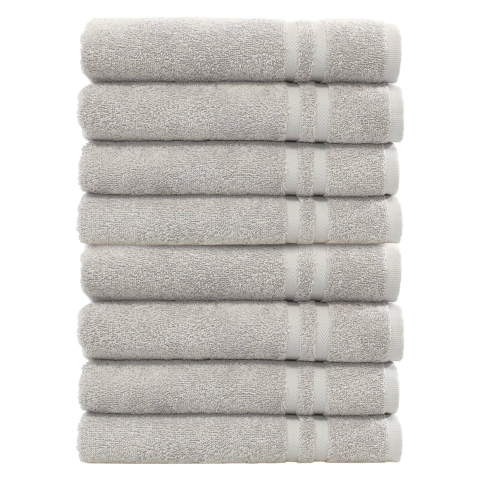 Linum Home Denzi Turkish Cotton Hand Towels - Set of 8