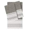 thumbnail image 1 of Linum Home Textiles 100% Turkish Cotton Aiden 3PC White Lace Embellished Towel Set, 1 of 2