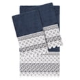 thumbnail image 1 of Linum Home Textiles 100% Turkish Cotton Aiden 3PC White Lace Embellished Towel Set, 1 of 2
