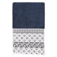 thumbnail image 1 of Linum Home Textiles 100% Turkish Cotton Aiden White Lace Embellished Hand Towel, 1 of 2