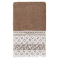 thumbnail image 1 of Linum Home Textiles 100% Turkish Cotton Aiden White Lace Embellished Hand Towel, 1 of 2
