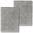 thumbnail image 1 of Linum Home Textiles 100% Turkish Cotton April 2PC Embellished Washcloth Set, 1 of 3