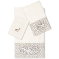thumbnail image 1 of Linum Home Textiles 100% Turkish Cotton April 3PC Embellished Towel Set, 1 of 3