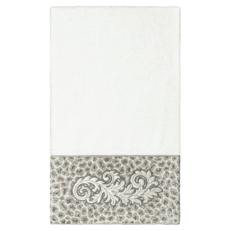 Linum Home Textiles 100% Turkish Cotton April Embellished Bath Towel