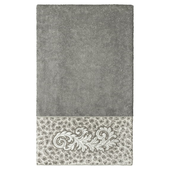 Linum Home Textiles 100% Turkish Cotton April Embellished Bath Towel
