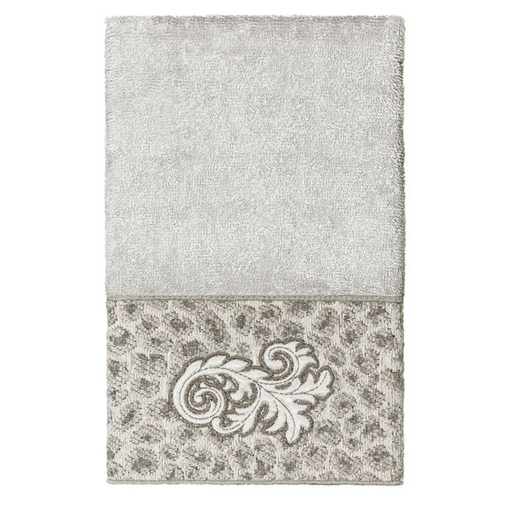 Linum Home Textiles 100% Turkish Cotton April Embellished Hand Towel