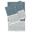 thumbnail image 1 of Linum Home Textiles 100% Turkish Cotton Arian 3PC Cream Lace Embellished Towel Set, 1 of 2