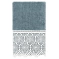 thumbnail image 1 of Linum Home Textiles 100% Turkish Cotton Arian Cream Lace Embellished Hand Towel, 1 of 2