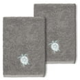 thumbnail image 1 of Linum Home Textiles 100% Turkish Cotton Ava 2PC Embellished Washcloth Set, 1 of 2