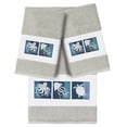 thumbnail image 1 of Linum Home Textiles 100% Turkish Cotton Ava 3PC Embellished Towel Set, 1 of 3