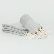 Linum Home Textiles 100% Turkish Cotton Fun in Paradise Pestemal Beach and Hand Towel Set
