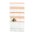thumbnail image 1 of Linum Home Textiles 100% Turkish Cotton Lucky Sparkling Rainbow Fish Pestemal Beach Towel, 1 of 4