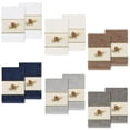 thumbnail image 1 of Linum Home Textiles 100% Turkish Cotton Pierre 2PC Embellished Hand Towel Set, 1 of 3
