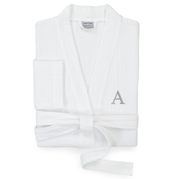 Linum Home Textiles 100% Turkish Cotton Smyrna Personalized Hotel/Spa Luxury Robes