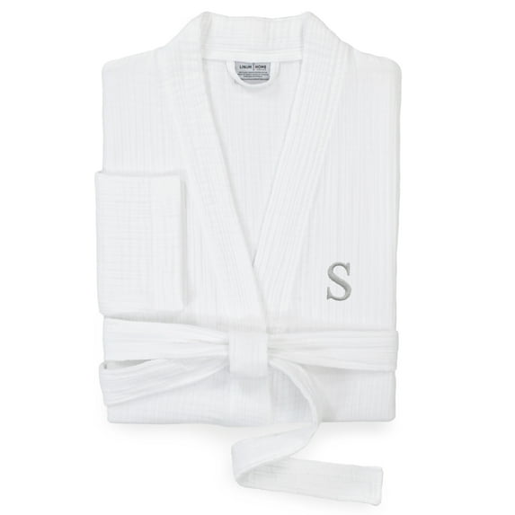 Linum Home Textiles 100% Turkish Cotton Smyrna Personalized Hotel/Spa Luxury Robes