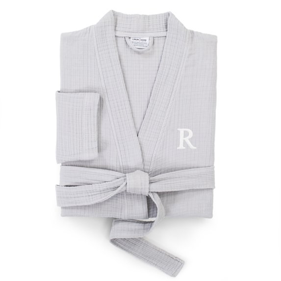 Linum Home Textiles 100% Turkish Cotton Smyrna Personalized Hotel/Spa Luxury Robes