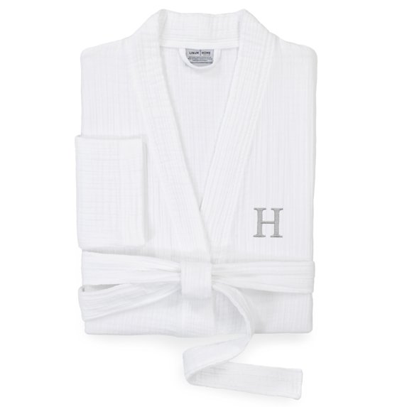 Linum Home Textiles 100% Turkish Cotton Smyrna Personalized Hotel/Spa Luxury Robes