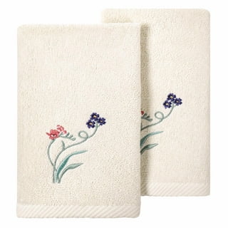 Wamsutta Fingertip Towel 12x18 Glacier Slate Vanilla Spruce Orchid Ice  NEW