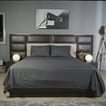 thumbnail image 1 of Linum Home Textiles 1800 TC Brushed Microfiber Sheet Set with 4 Line Embroidery, 1 of 5