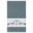 thumbnail image 1 of Linum Home Textiles Bella Embellished Bath Towel Color: Teal Size: 2 PC SET, 1 of 9