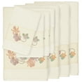 thumbnail image 1 of Authentic Hotel and Spa  Turkish Cotton Floral Vine Embroidered Cream 8-piece Towel Set, 1 of 5