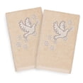 thumbnail image 1 of Linum Home Textiles Christmas Dove Embroidered Turkish Cotton Hand Towel - Set of 2, 1 of 7