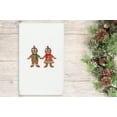 thumbnail image 1 of Linum Home Textiles Christmas Gingerbread Embroidered Luxury 100% Turkish Cotton Hand Towel, 1 of 3