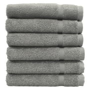 Linum Home Textiles Cotton Hand Towels , Gray6 Pieces