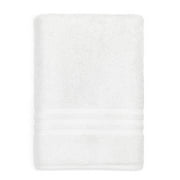 linum home textiles 100% turkish cotton denzi bath sheet, 1 piece, white