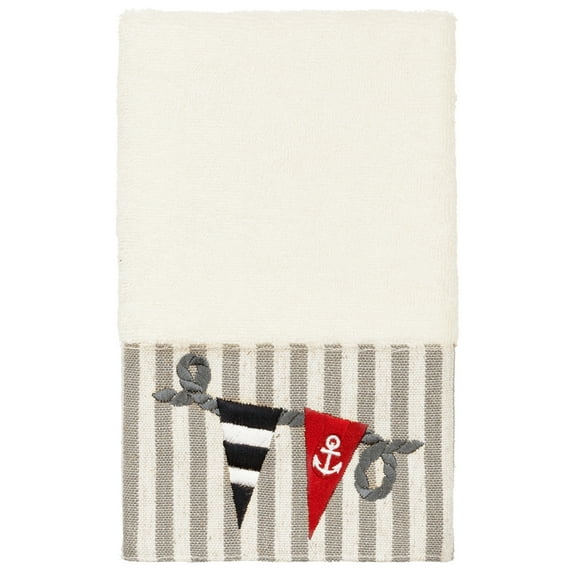 Linum Home Textiles Ethan Embellished Hand Towel