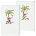 thumbnail image 1 of Linum Home Textiles Flora - Embroidered Luxury 100% Turkish Cotton Hand Towels (Set of 2), 1 of 3