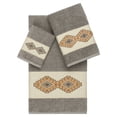 thumbnail image 1 of Linum Home Textiles Gianna 3 Piece Embellished Turkish Cotton Towel Set, 1 of 2