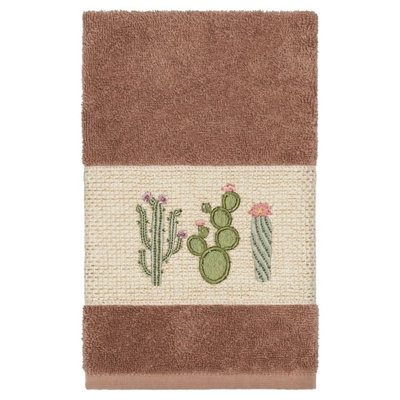 Linum Home Textiles Mila Embellished Turkish Cotton Hand Towel
