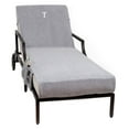 thumbnail image 1 of Linum Home Textiles Monogrammed Chaise Lounge Cover with Side Pockets, 1 of 11