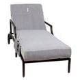 thumbnail image 1 of Linum Home Textiles Monogrammed Chaise Lounge Cover with Side Pockets, 1 of 11