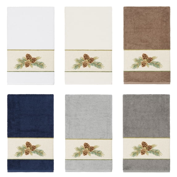 Linum Home Textiles Nature Turkish Cotton Bath Towels, 27" x 54", Gray