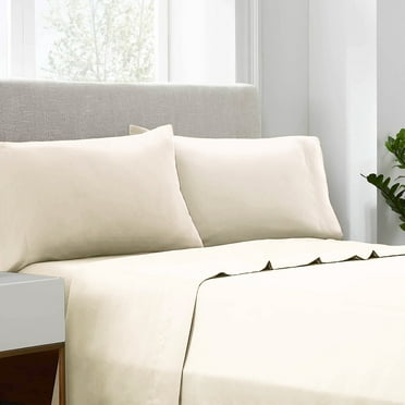 Linum Home Textiles Off-White Cotton Pillowcase, Standard, (2 Count)