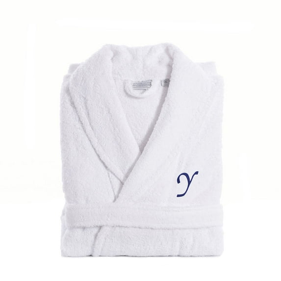 Linum Home Textiles Turkish Cotton Personalized Unisex Terry Bathrobe Color: Y Size: L/XL