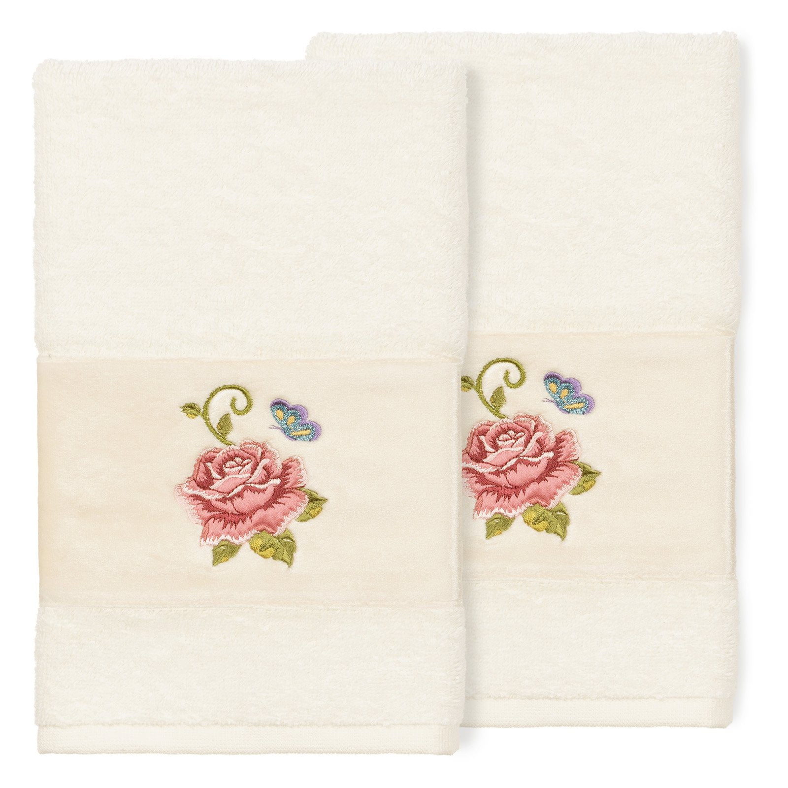 Te Amo Hand Towel Embroidered Hand Towels. Bathroom Towels