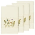 thumbnail image 1 of Authentic Hotel and Spa  Cream Turkish Cotton Wildflowers Embroidered Hand Towels (Set of 4), 1 of 3