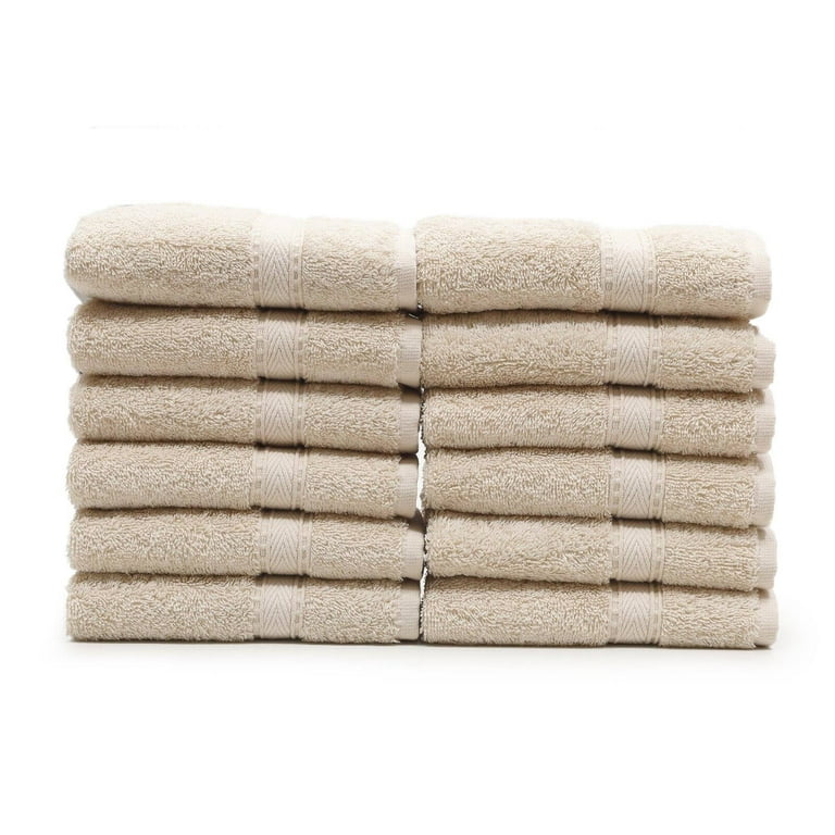 Linum Home Textiles Sinemis 100% Turkish Cotton Terry Bath Towels - Set of 6 White