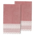 thumbnail image 1 of Linum Home Textiles Traditional/Contemporary 2 Pieces Cotton Bath Towel Set, Pink, 1 of 2