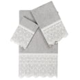 thumbnail image 1 of Linum Home Textiles Traditional/Contemporary Cotton Hand Towel, Gray, 1 of 3