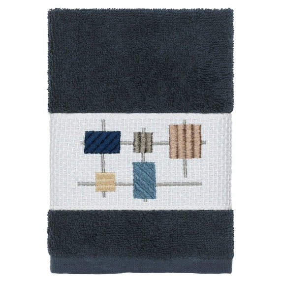 Linum Home Textiles Khloe Embellished Turkish Cotton Washcloth
